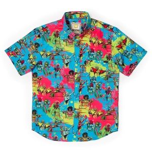 Hulk Hogan Vs. Ultimate Warrior KUNUFLEX Short Sleeve Shirt